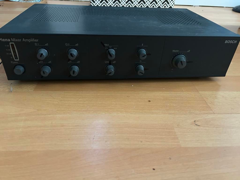 Bosch Plena Mixer Versterker LBB 1912/10, 120 watt of meer, Ophalen, Overige merken, Gebruikt