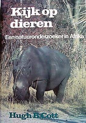 KIJK OP DIEREN * SCHITTERENDE GRAVURES ! * Hugh B. Cott *, Boeken, Verzenden, Zo goed als nieuw, Natuur algemeen, Hugh B. Cott