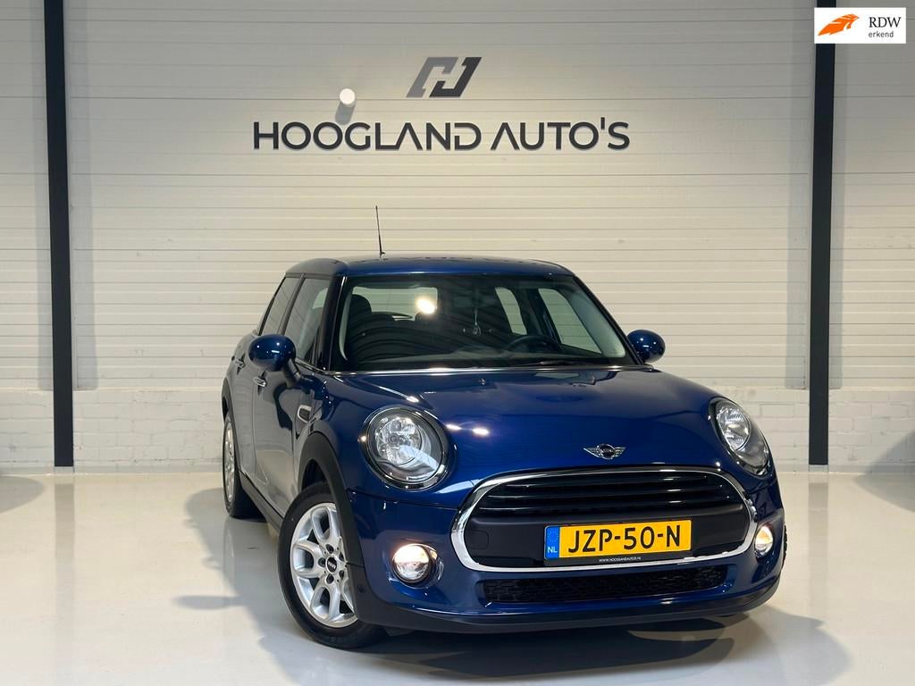 Mini Mini 1.2 One Pepper Business 2017 Blauw, Stof, Gebruikt, Blauw, 1198 cc