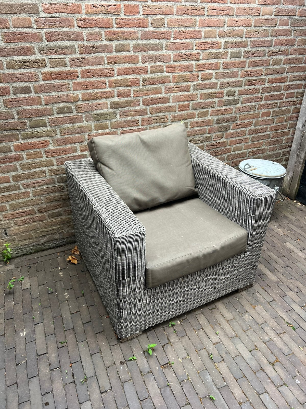 Tuinset van LIFE & prachtige houten salontafel, Tuin en Terras, Tuinsets en Loungesets, Ophalen of Verzenden, Zo goed als nieuw