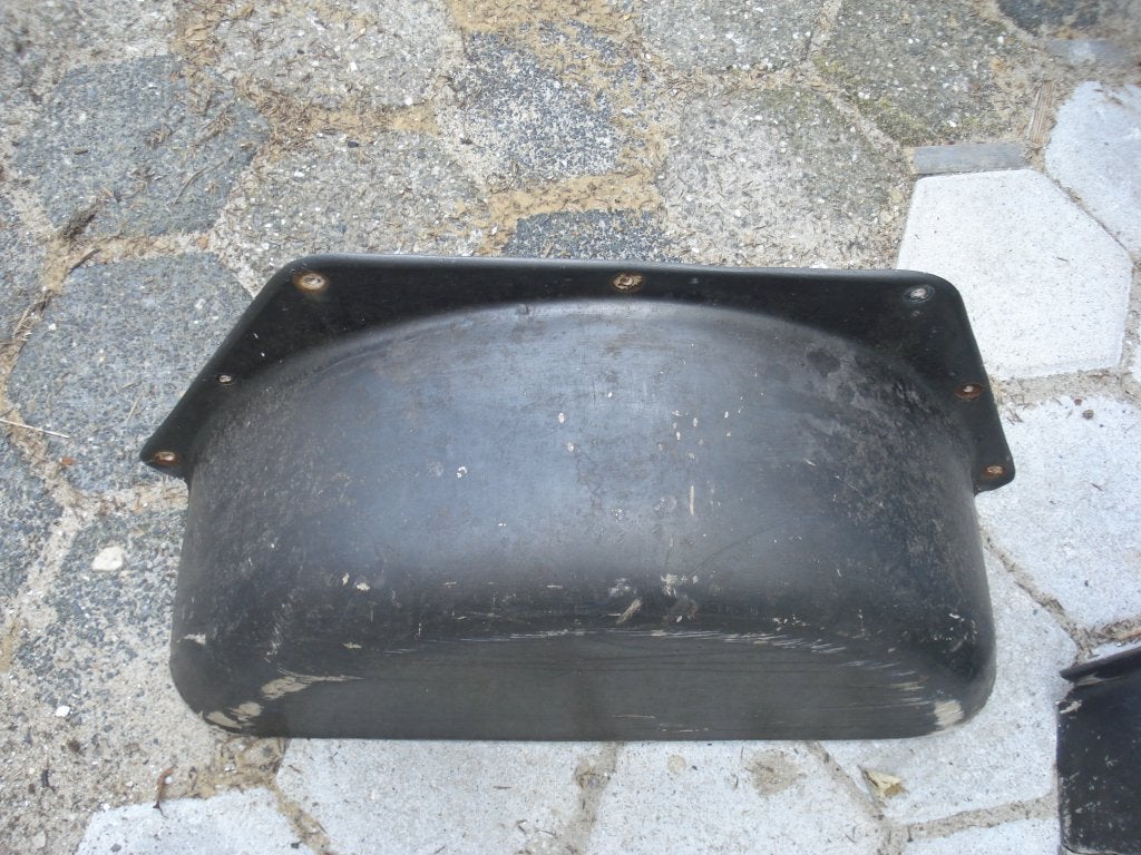 2x retro spatscherm aanhanger 10inch polyester, Ophalen of Verzenden, Gebruikt