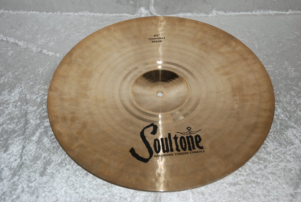 NIEUW!  Soultone JG crash ride bekken 2396gr 21 inch, ., Drums of Percussie, Nieuw, Ophalen of Verzenden
