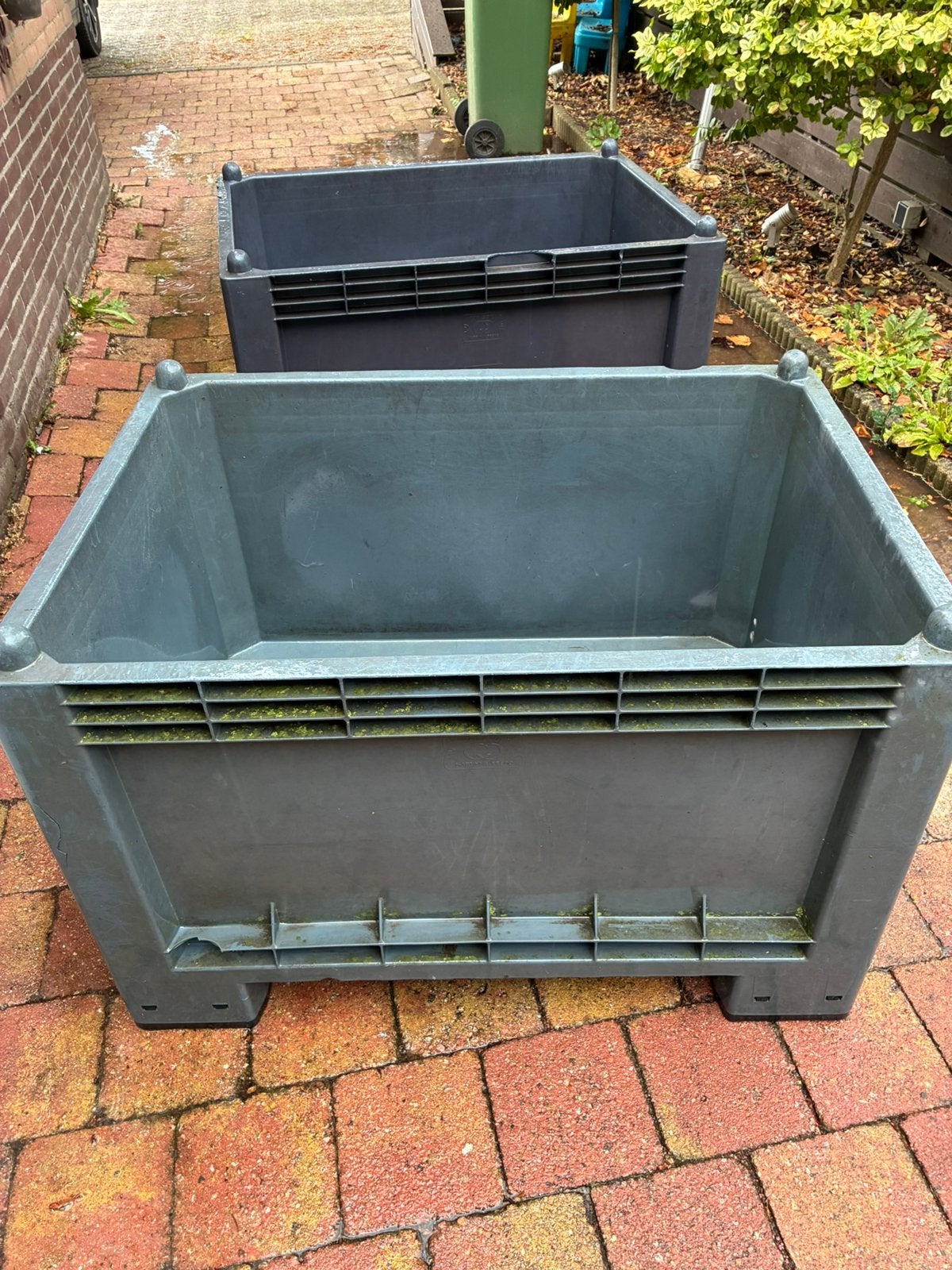 Palletbox / hooibak 100x70x65 twee stuks, Toebehoren