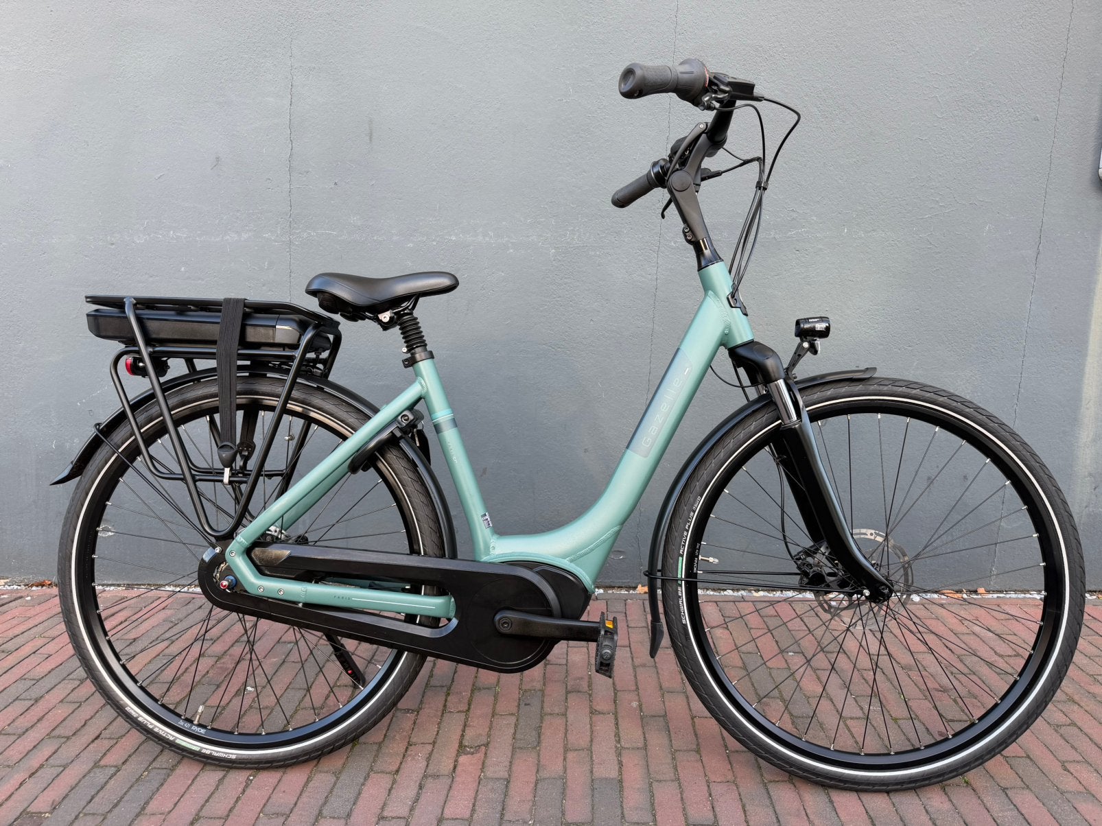 Gazelle Paris C7+ D49cm 1500KM *GARANTIE*, Ophalen, Zo goed als nieuw, 47 tot 51 cm, 50 km per accu of meer