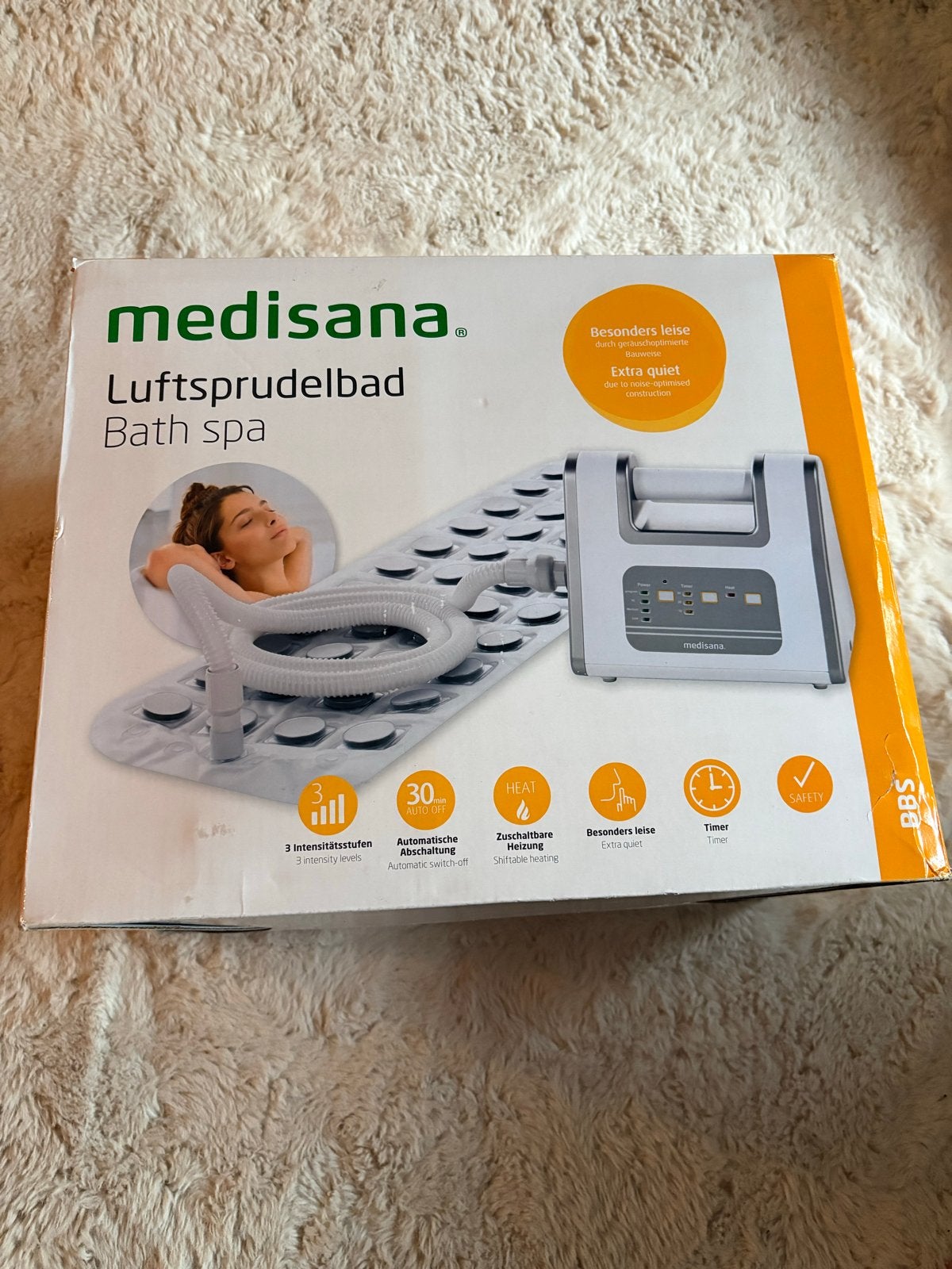 Medisana Luftsprudelbad Bath Spa - Nieuw in doos, Ophalen of Verzenden, Nieuw, Wit