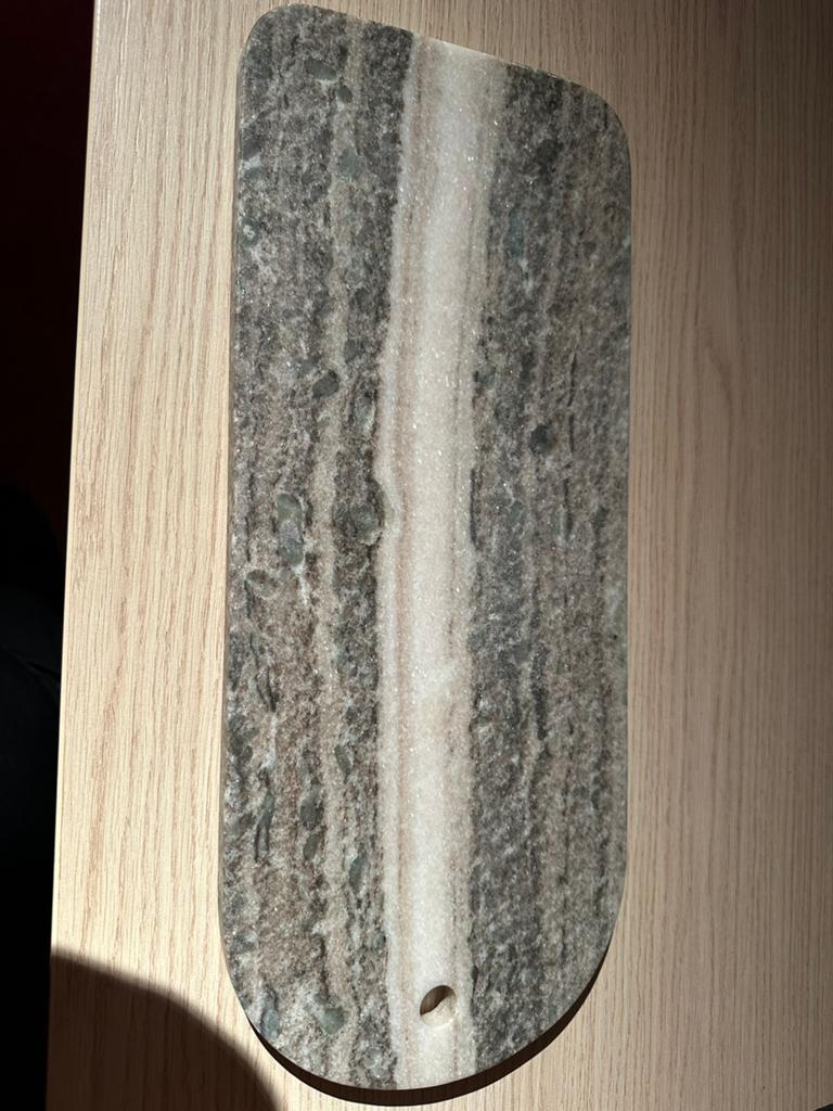 Nieuw marmeren snij/serveerplank, Snij-/serveerplank, Nieuw, Ophalen of Verzenden, Natuurlijk materiaal