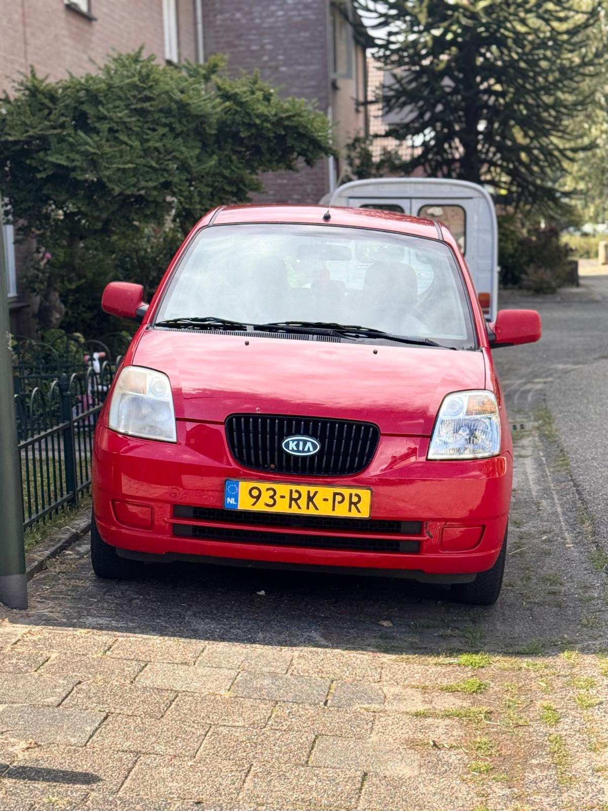 Kia Picanto 1.0 2005 Rood, Auto's, Voorwielaandrijving, 836 kg, 31 €/maand, 4 cilinders