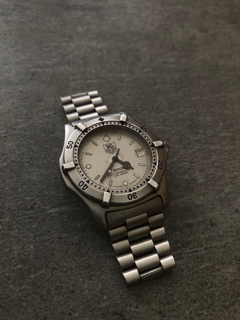 TAG Heuer Professional 2000 - 38mm, Staal, Zakhorloge, Staal, Ophalen of Verzenden