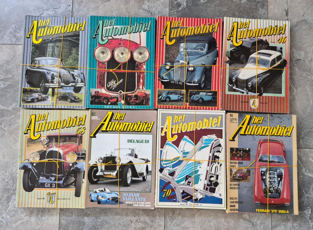 Grote collectie Het Automobiel tijdschriften 1981-1988 (96x), Boeken, Auto's | Folders en Tijdschriften, Ophalen of Verzenden