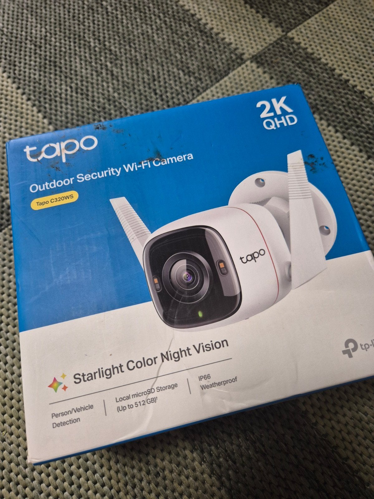 Tapo C320WS Outdoor Beveiligingscamera 2K QHD - Zo goed als, Ophalen, Zo goed als nieuw