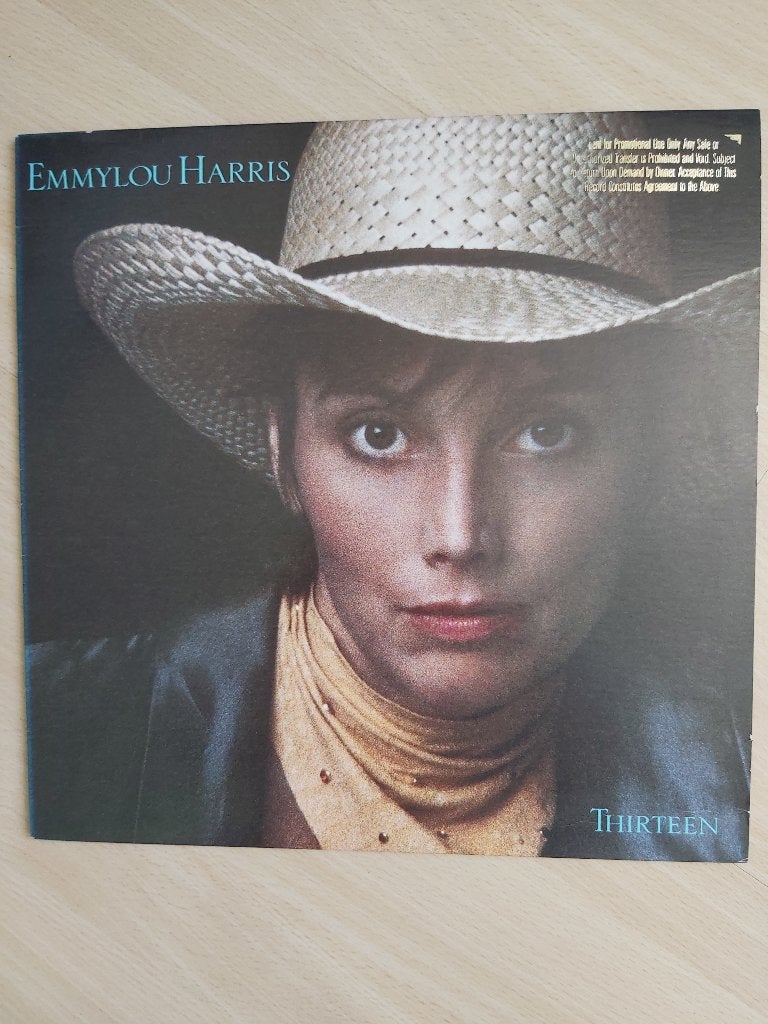 Emmylou Harris Thirteen LP USA, LP, Ophalen of Verzenden, Zo goed als nieuw, 12 inch