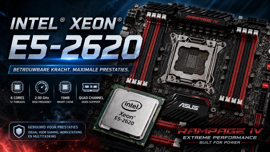 €6 6 Cores Intel Xeon E5-2620 v1 LGA2011 X79 CPU, Intel Xeon, Gebruikt, 2-core, 2 tot 3 Ghz