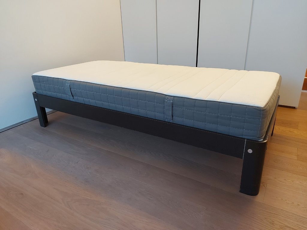AUPING Auronde bed 1 pers & Lattoflex & Matras Ikea Hovag, Huis en Inrichting, Ophalen, 90 cm, Eenpersoons, Hout