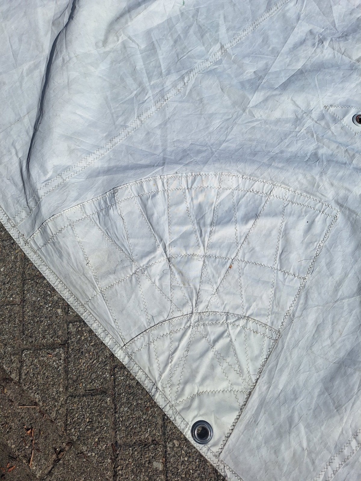 Zeil, Ophalen, Gebruikt, Grootzeil