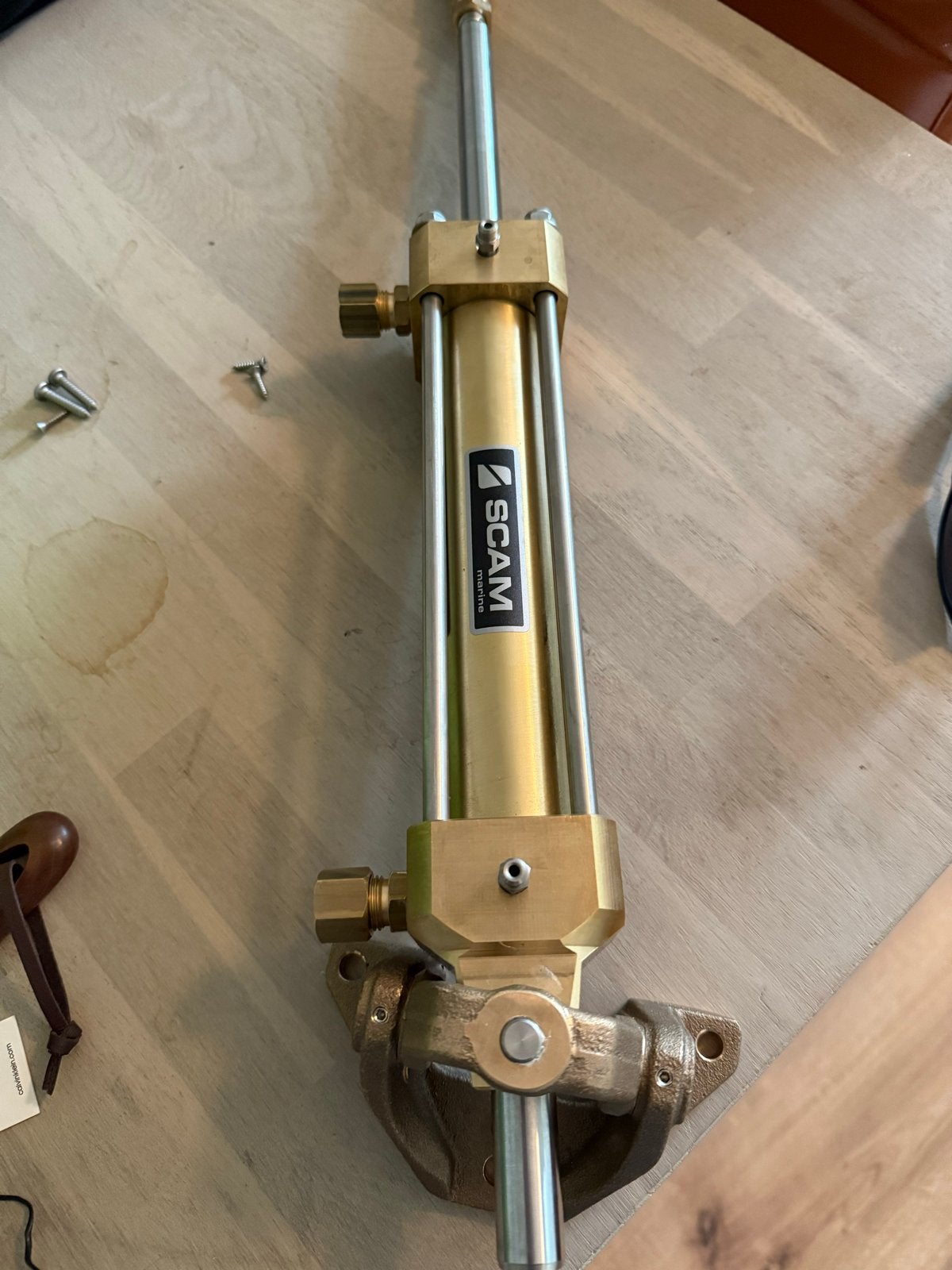 Scam hydraulische stuurcilinder sloep tot 10m nieuw, Ophalen of Verzenden, Nieuw, Motor en Techniek