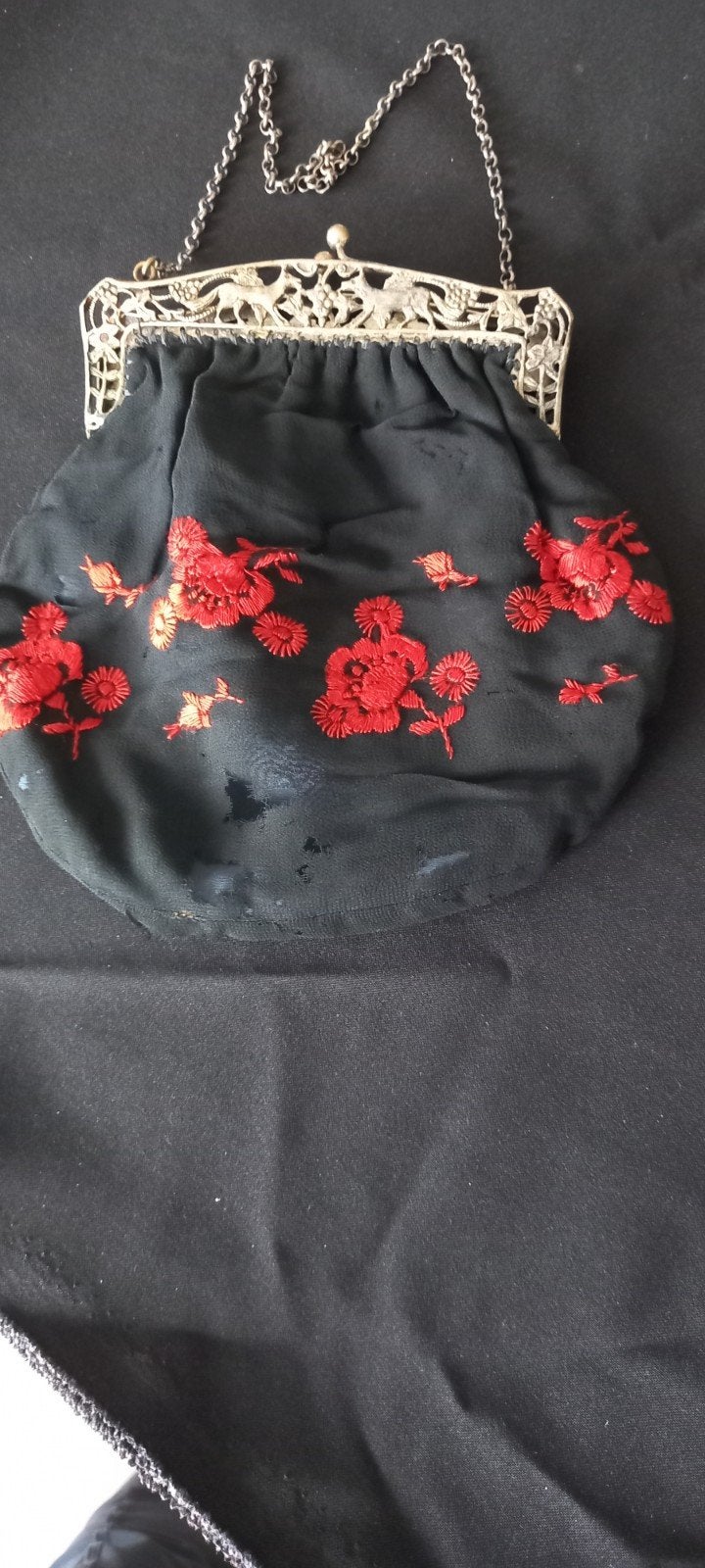 antieke tasbeugel, Sieraden, Tassen en Uiterlijk, Ophalen of Verzenden