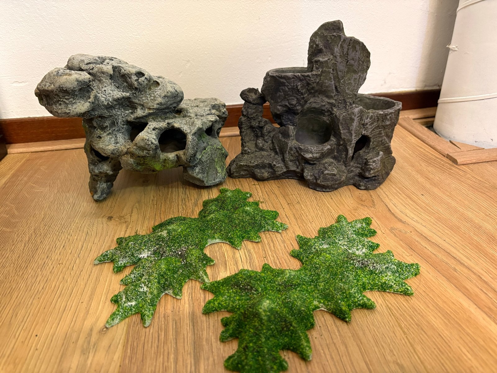 Decoratie voor aquarium of terrarium, Dieren en Toebehoren, Ophalen, Zo goed als nieuw, Plant(en), Steen of Hout