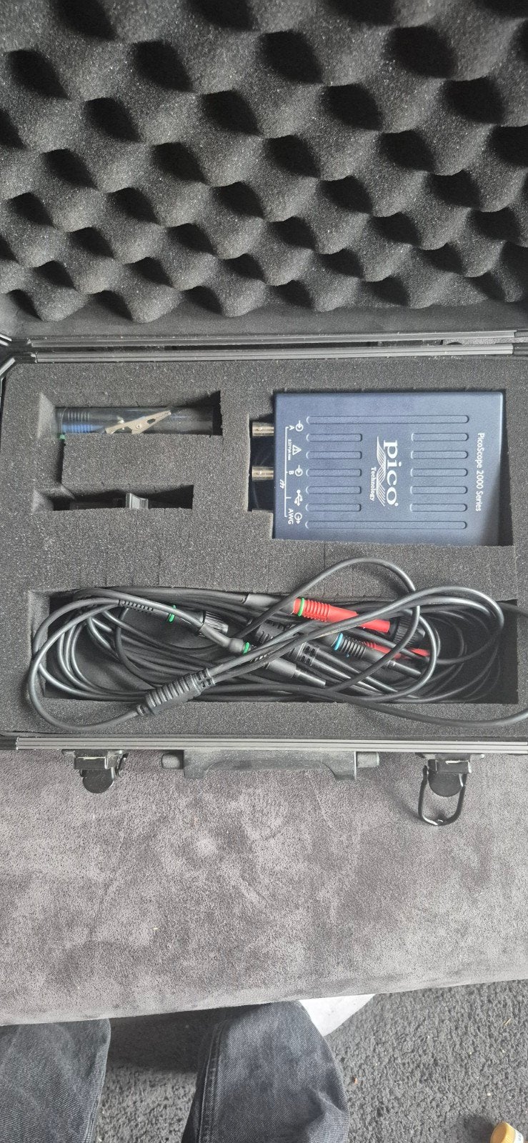 PicoScope 2205 USB Oscilloscoop + Koffer & Meetkabels, Ophalen of Verzenden, Gebruikt