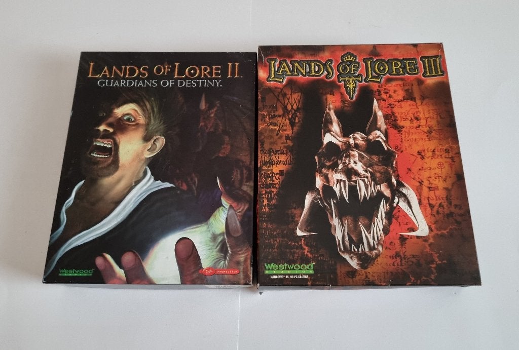 Lands Of Lore II & III Big Box PC CD-Rom Games Compleet, 1 speler, Ophalen of Verzenden, Gebruikt, Vanaf 16 jaar