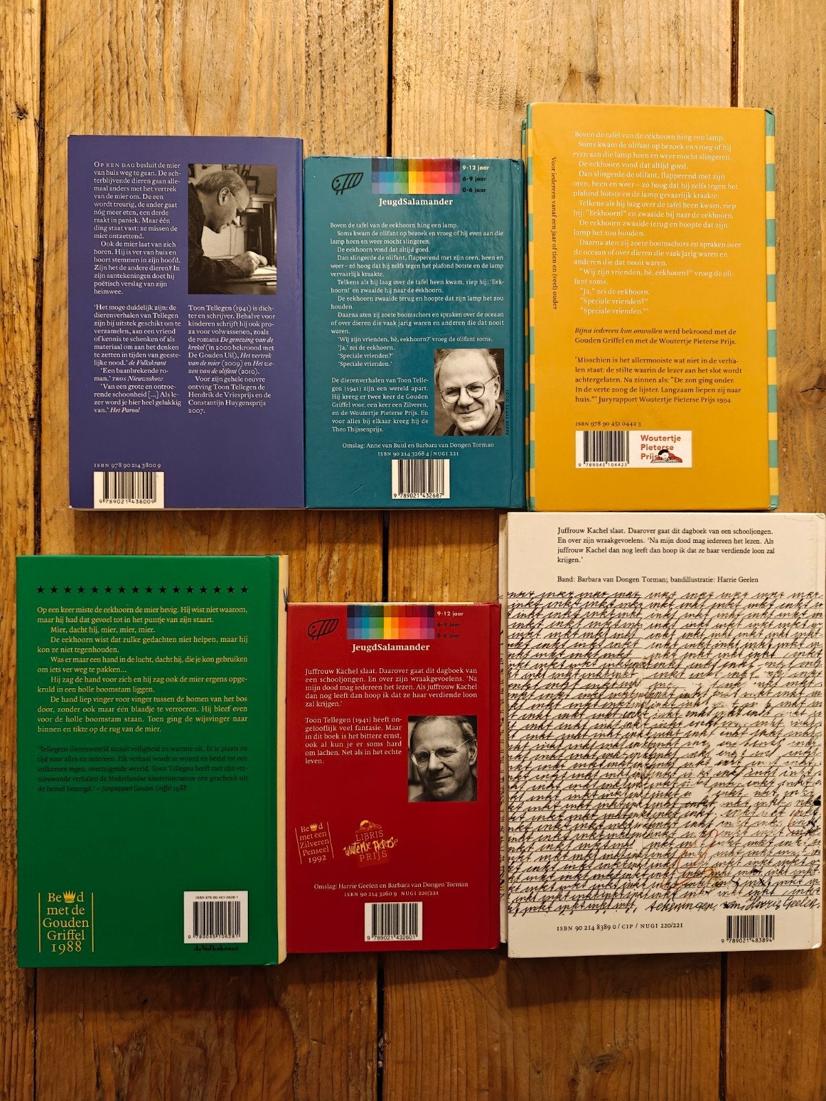 6 Boeken van Toon Tellegen., Boeken, Overige Boeken, Ophalen of Verzenden, Zo goed als nieuw