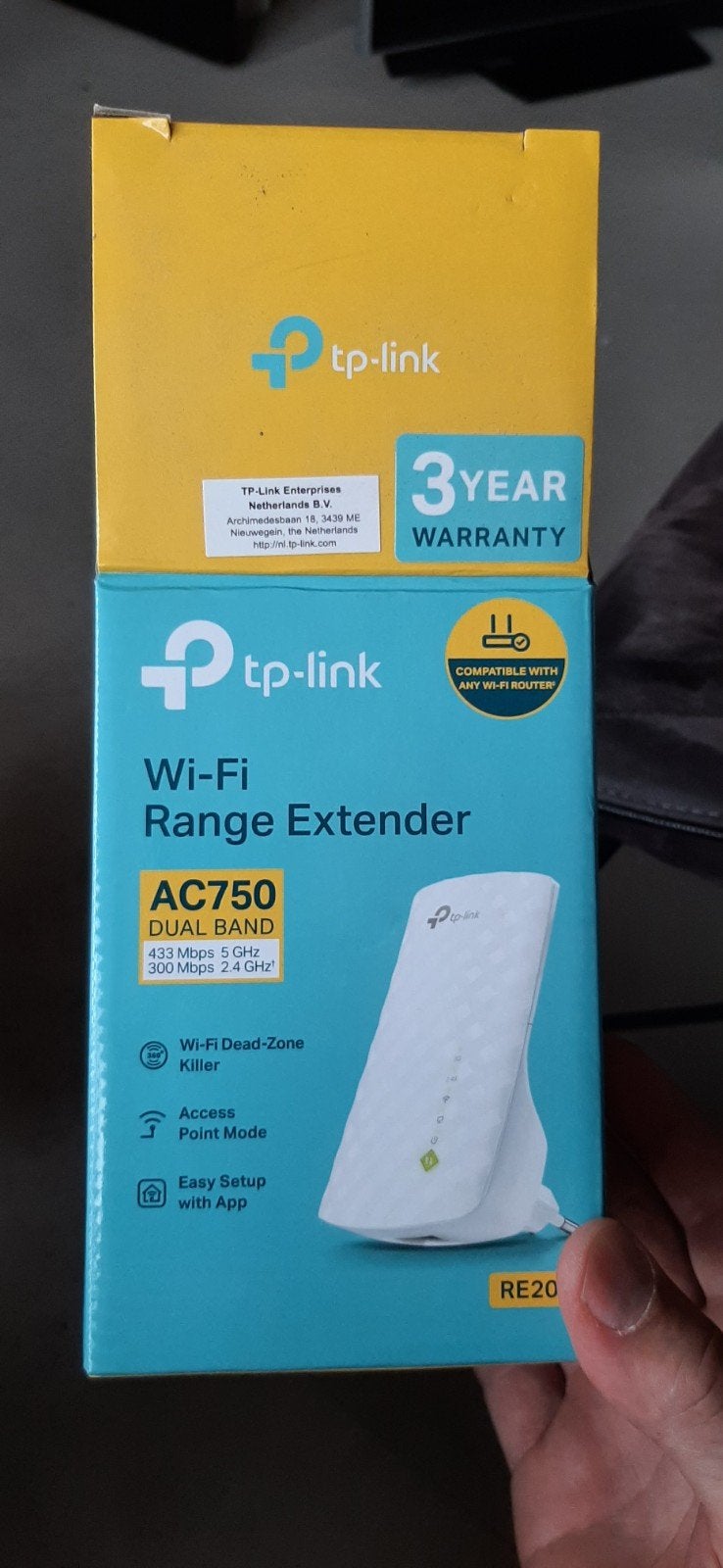 TP-Link AC750 Wi-Fi Range Extender RE200 Dual Band, Ophalen of Verzenden
