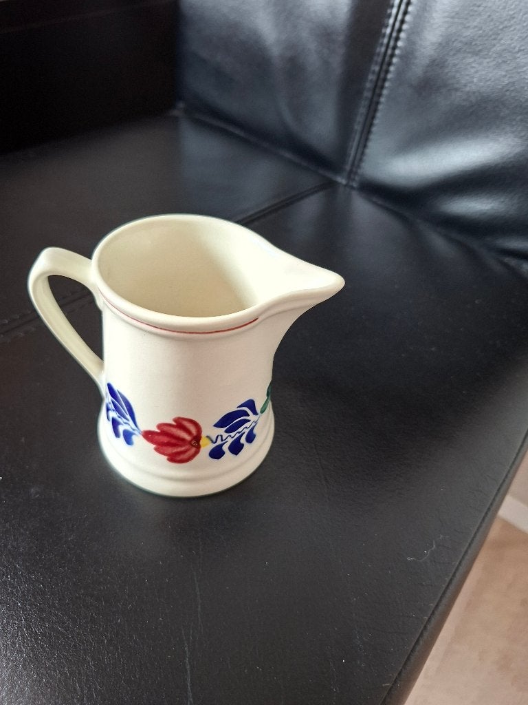 Boerenbont melkkannetje, Huis en Inrichting, Ophalen, Gebruikt, Aardewerk, Landelijk/Boerenbont