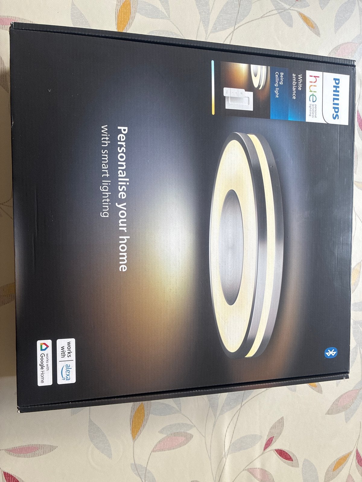Philips Hue Being plafondlamp - White Ambiance, Wit, Nieuw, Ophalen of Verzenden, Philips Hue