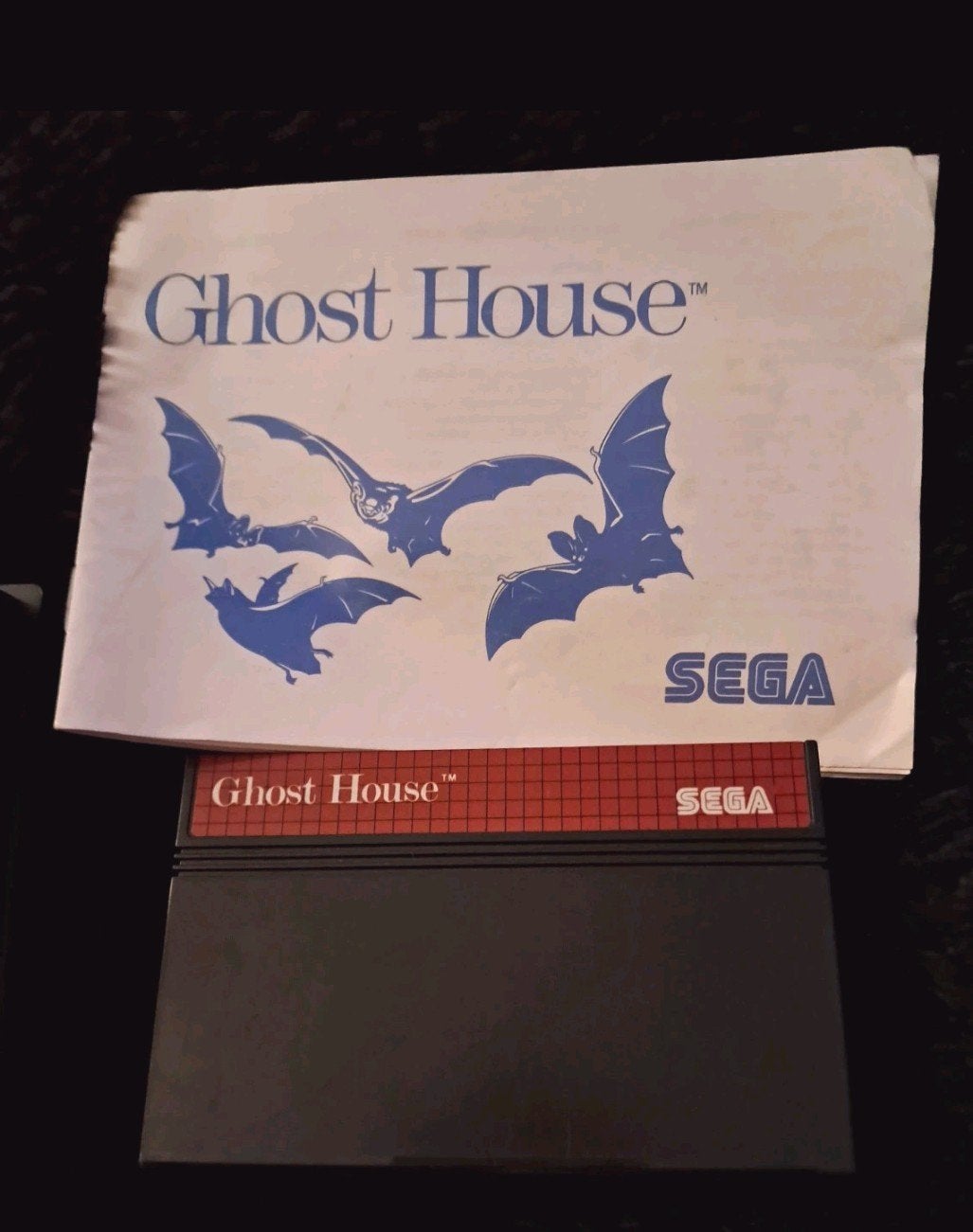 Ghost House Sega Master System Sega Card compleet met handl., Avontuur en Actie, Gebruikt, 1 speler, Ophalen of Verzenden