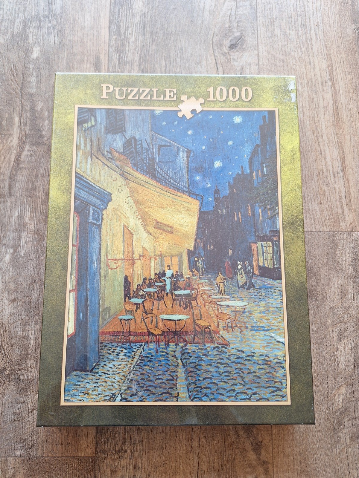 Nieuw! Van Gogh, Caféterras bij nacht, 1000 stukjes puzzel, Ophalen of Verzenden, 500 t/m 1500 stukjes, Nieuw, Legpuzzel
