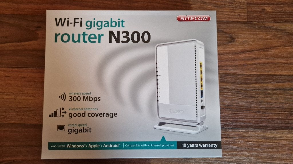 WiFi router N300 Sitecom, Ophalen, Zo goed als nieuw, Router, Overige merken