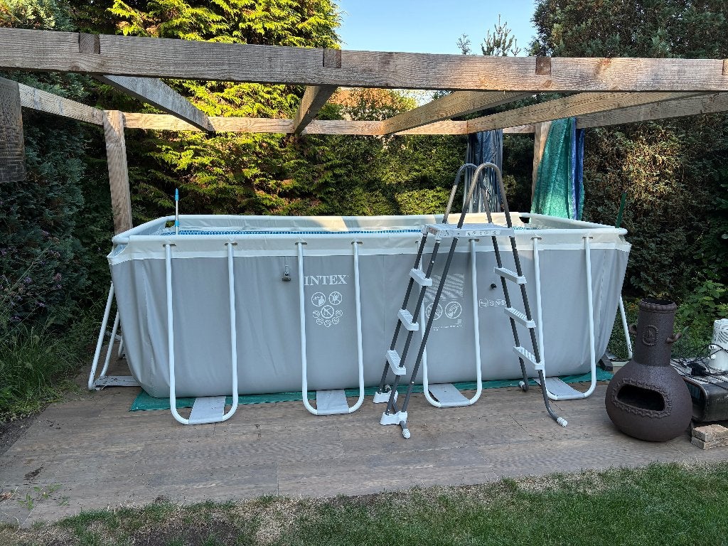 Intex zwembad 400x200x122 (2026), Gebruikt, 200 tot 300 cm, Rechthoekig, Ophalen