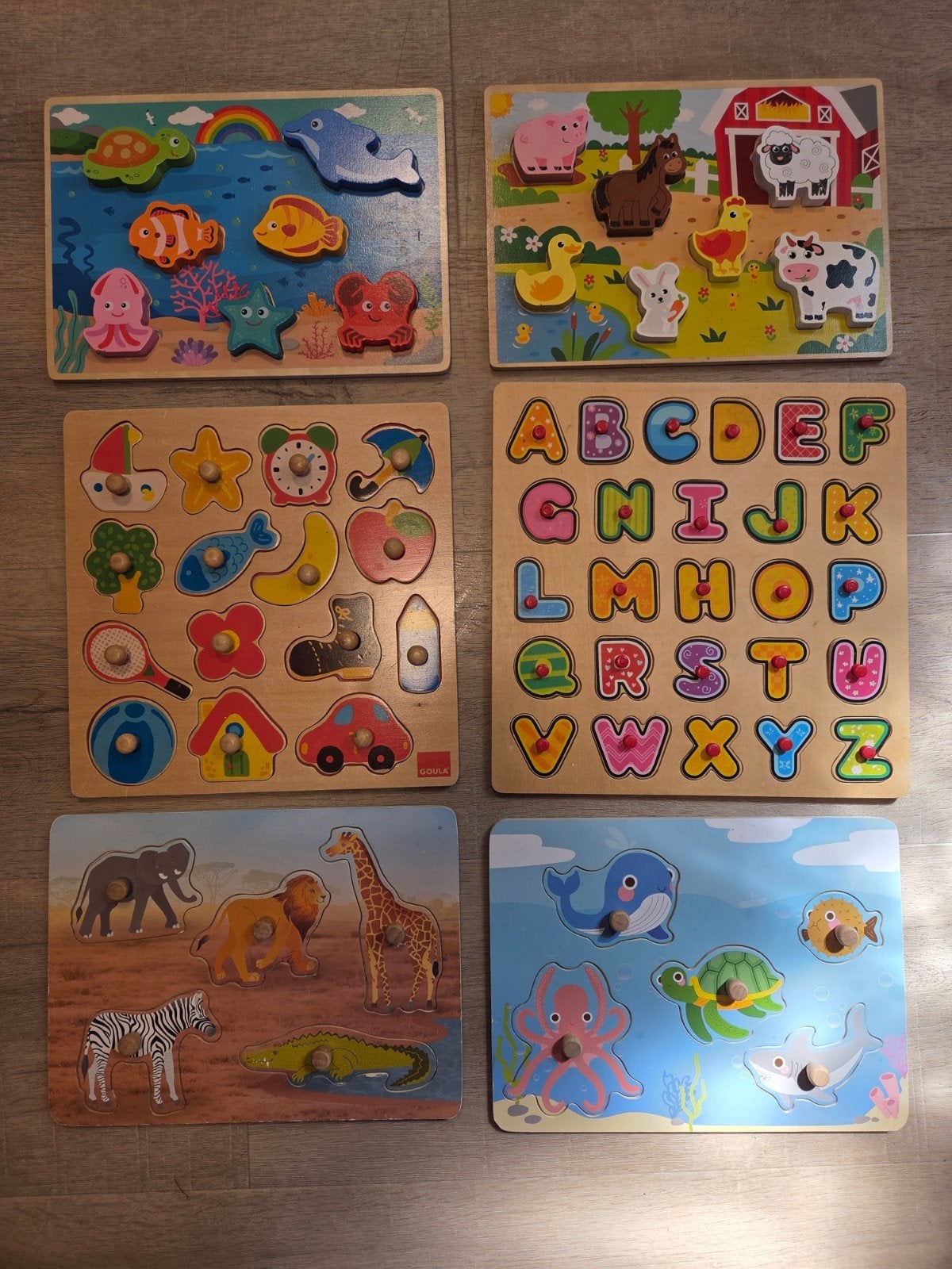 Houten kinder puzzles, Ophalen of Verzenden, 10 tot 50 stukjes, 2 tot 4 jaar, Van hout