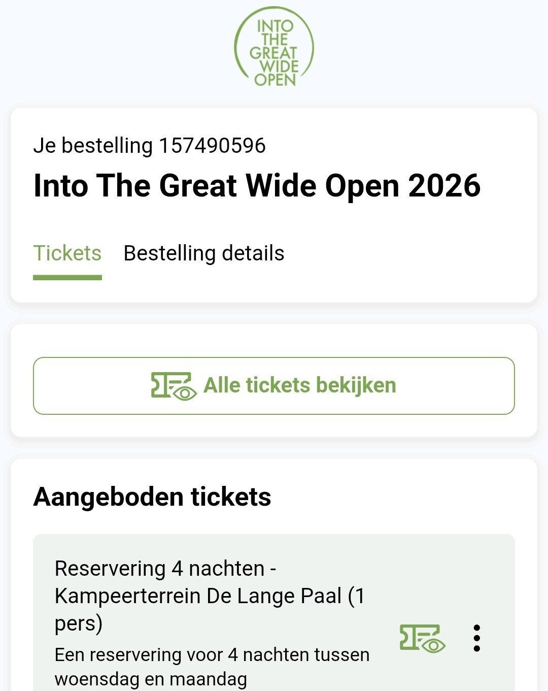 Camping De Lange Paal - Into the great wide open, Drie personen of meer