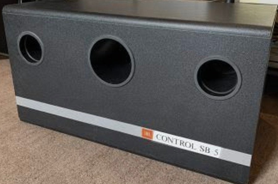 JBL Control SB-5 Vintage Passieve Subwoofer, Audio, Tv en Foto, Luidsprekers, 150 watt of meer, Gebruikt, Ophalen of Verzenden