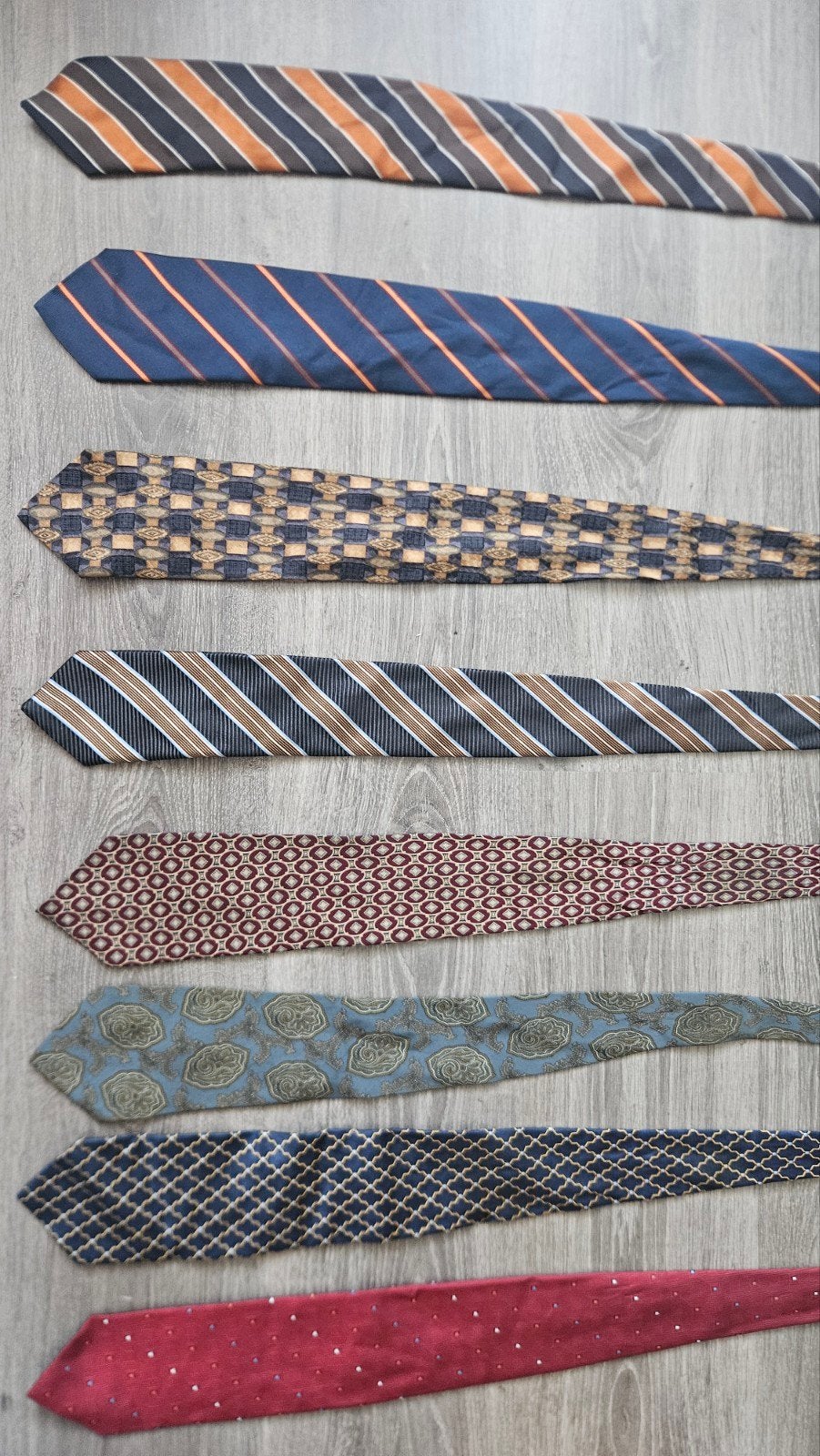 Vintage 100% zijde stropdassen (o.a. YSL, Trussardi), Kleding | Heren, Meerkleurig, Ophalen of Verzenden, Diverse merken, Met patroon