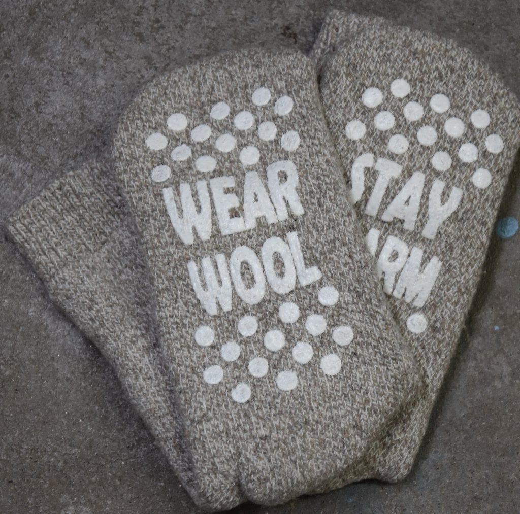 sokken warmte wollen met antislip one size wear wool NIEUW, Ophalen of Verzenden, Nieuw, Maat 39 t/m 42, Sokken en Kniesokken