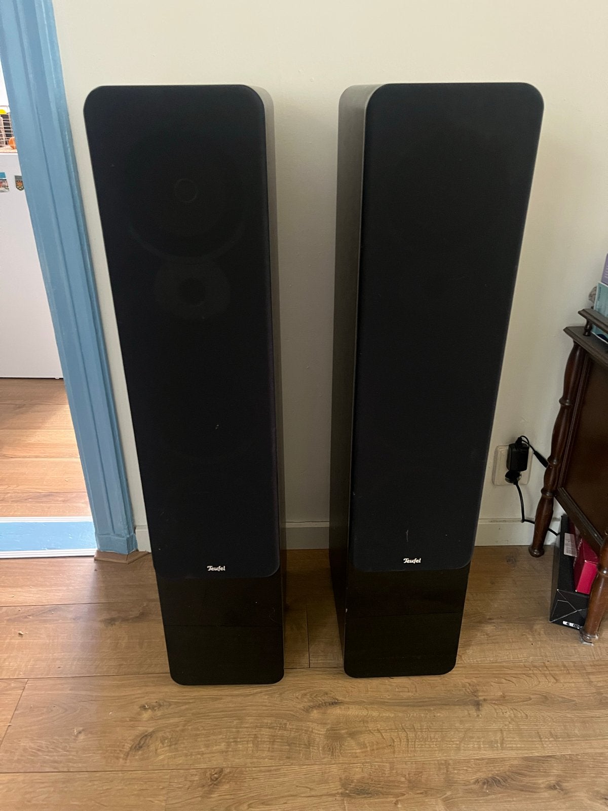 Teufel Ultima 40 Vloerstaande Luidsprekers - Zwart, Audio, Tv en Foto, Luidsprekers, Vloerstaande luidspreker, Zo goed als nieuw