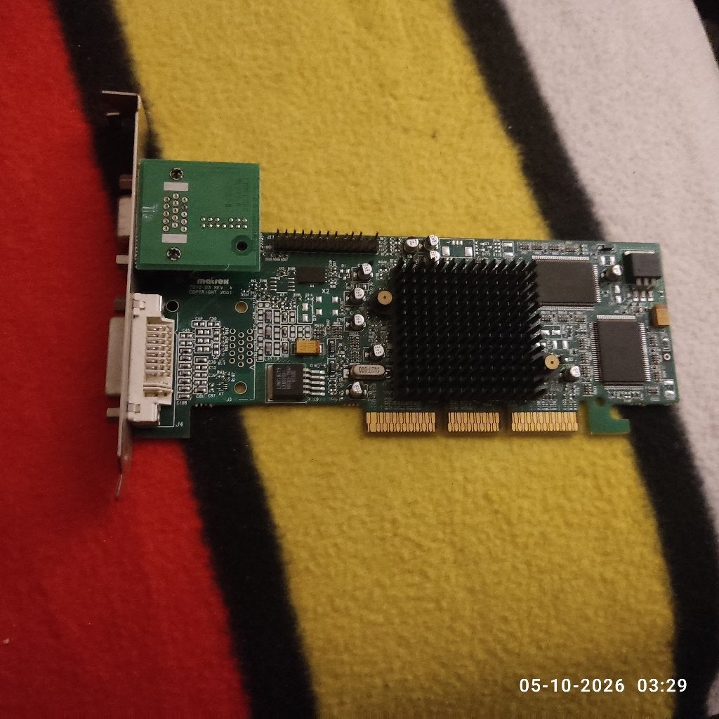 Matrox Millennium G550 AGP Videokaart 32MB DDR -G55+MDHA32DB, Computers en Software, Overige soorten, VGA, Ophalen of Verzenden