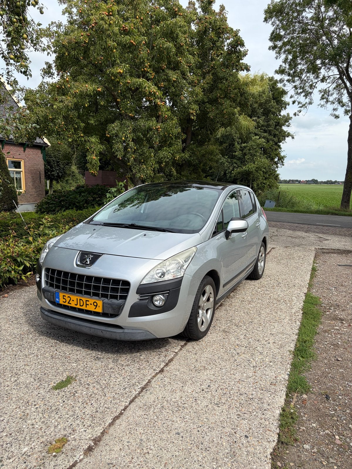 Peugeot 3008 1.6 VTI 2009 Grijs, Voorwielaandrijving, 1374 kg, 4 cilinders, 75 €/maand