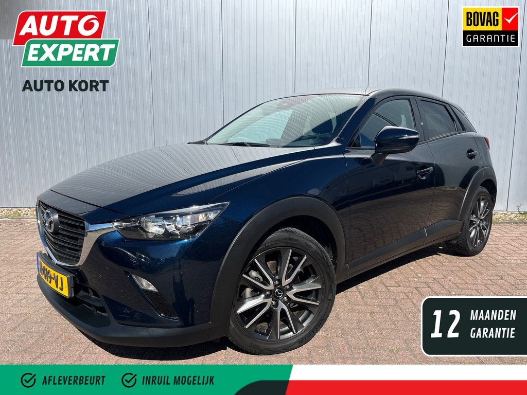 Mazda CX-3 2.0 SkyActiv-G 121 Sportive | Trekhaak | Zomer-/w, Auto's, Mazda, 1998 cc, 4 cilinders, Met garantie (alle), Blauw