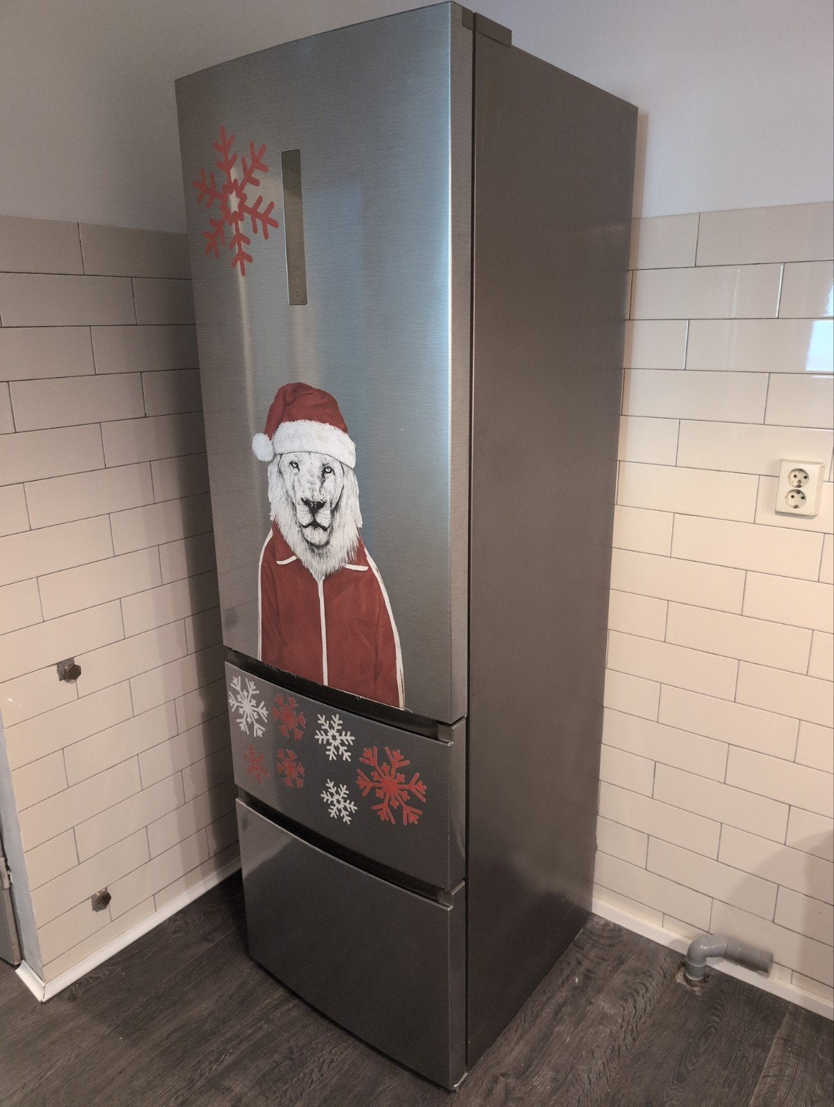 Haier Koelkast met Vriezer - 60x63x190cm - Perfect Werkend, Ophalen, Gebruikt, 200 liter of meer, 60 cm of meer