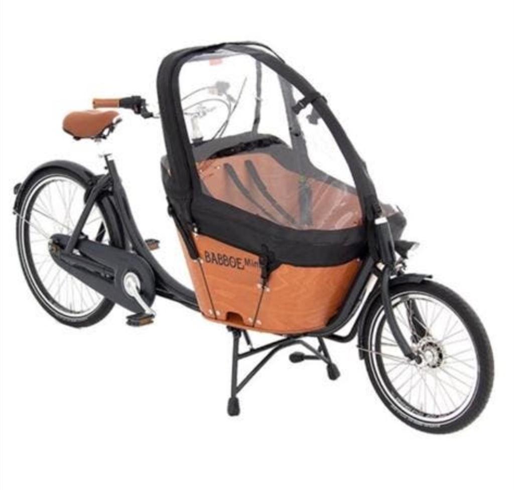 Babboe Mini Regentent / Regenhoes / Huif, Fietsen en Brommers, Ophalen, Zo goed als nieuw, Kinderkar, 40 tot 60 kg