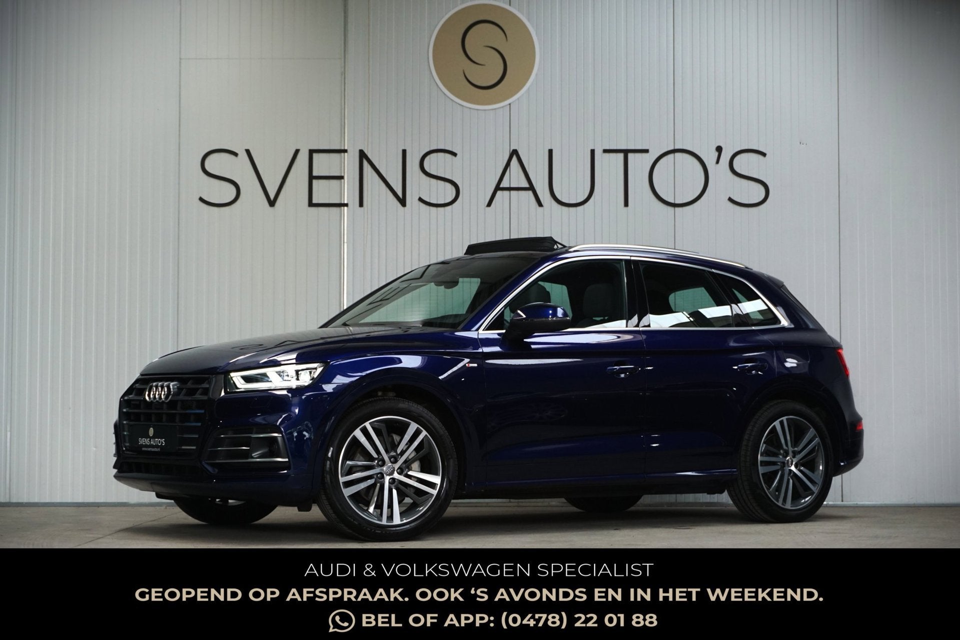 Audi Q5 55 TFSIe Quattro S-Line Panodak|RS-Stoelen|B&O|Virtu, Auto's, Automaat, 2005 kg, Gebruikt, 4 cilinders