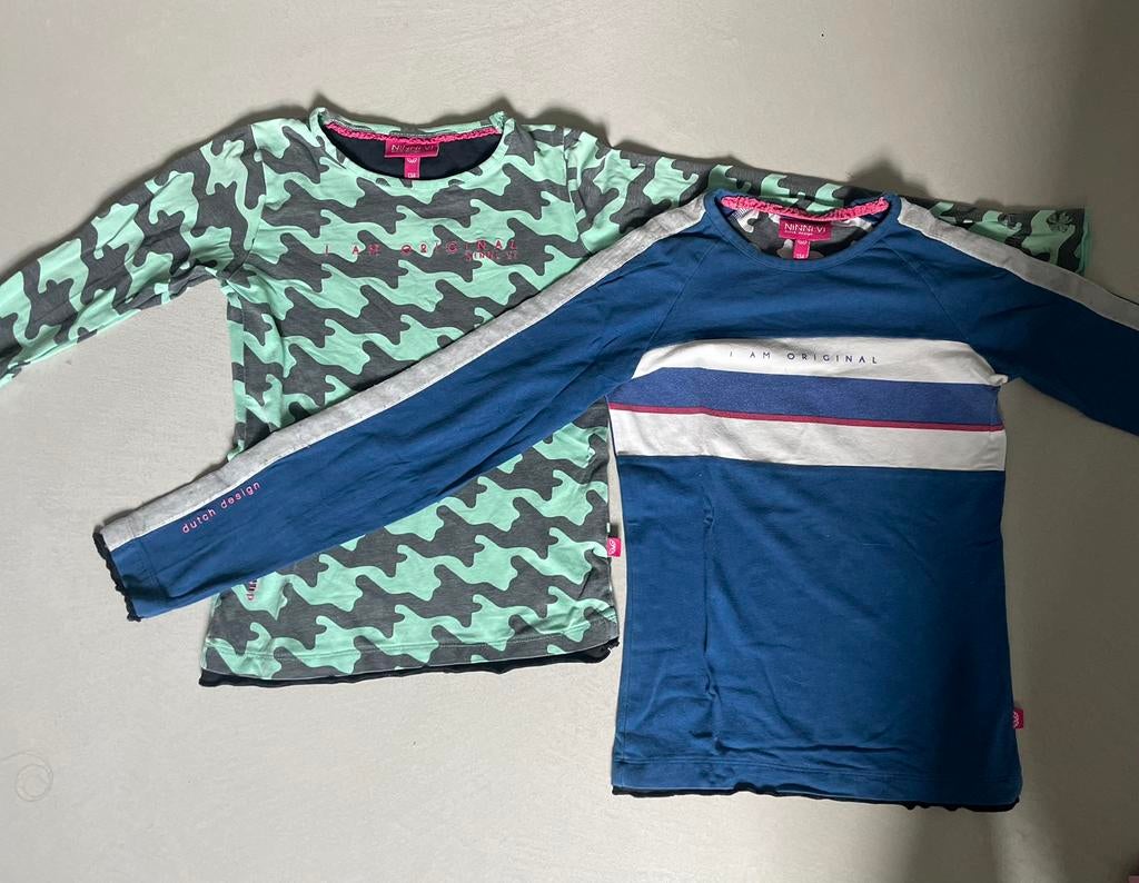 Ninni vi shirts 134, Ophalen of Verzenden, Zo goed als nieuw, Meisje, Shirt of Longsleeve