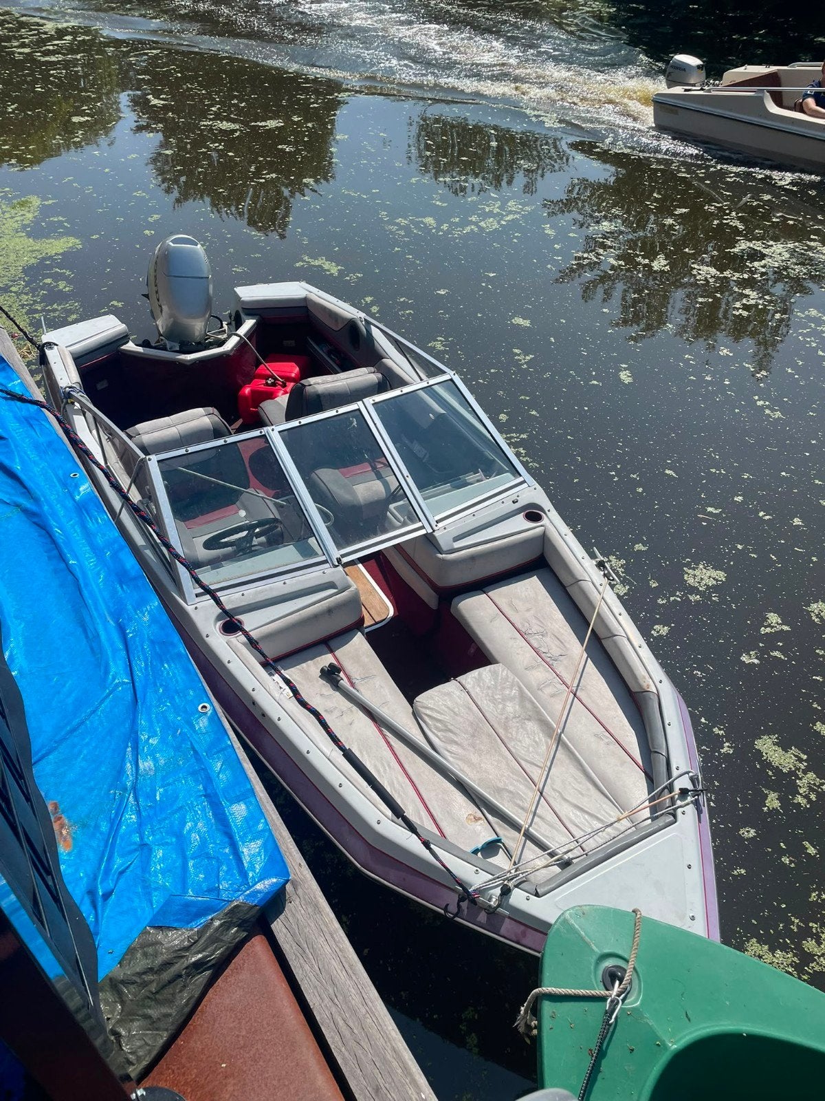 Sportieve speedboot maxum 1600 met 50pk honda, Watersport en Boten, Ophalen, Gebruikt