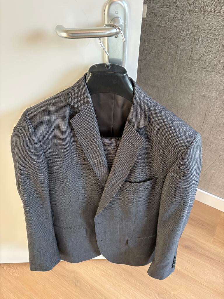 Thomas Henderson Grijs Pak - Maat 48, Kleding | Heren, Kostuums en Colberts, Ophalen of Verzenden, Zo goed als nieuw, Maat 48/50 (M)
