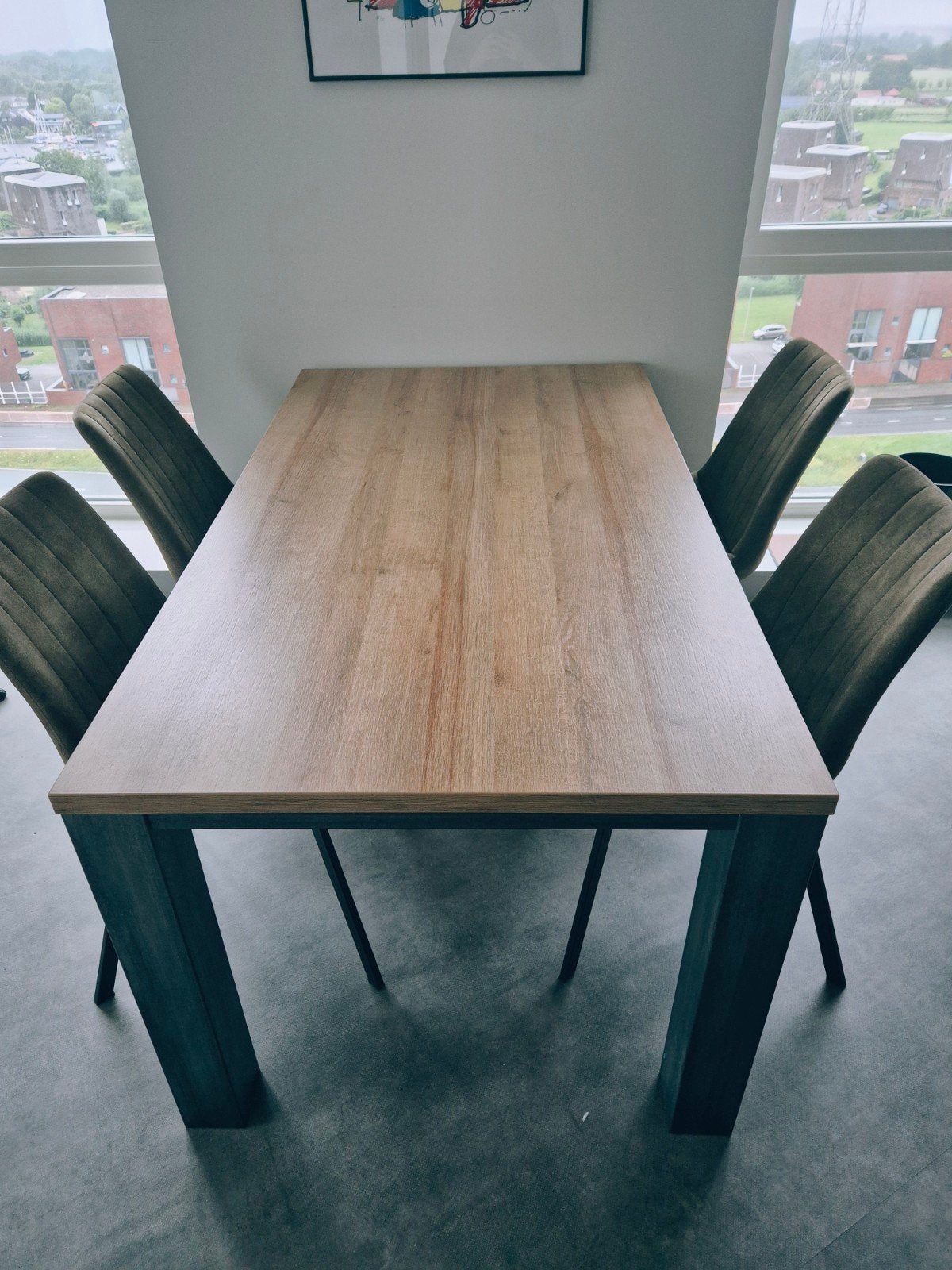 Eetkamer tafel, Ophalen