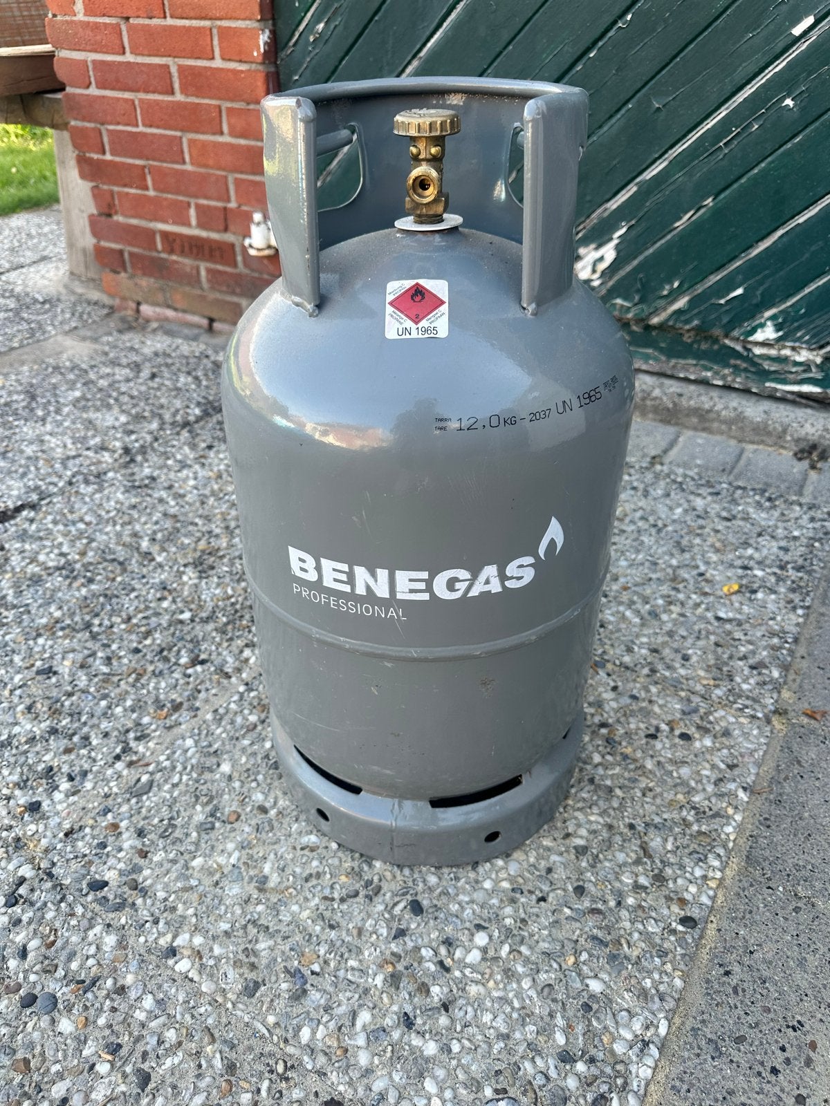 Benegas Professional Gasfles 12 kg - Propaan, Ophalen, Gebruikt