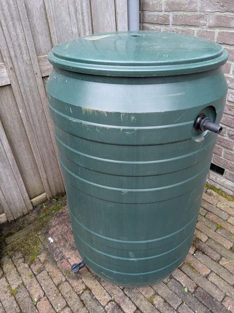 Regenton incl. aansluiting, Tuin en Terras, Regentonnen, Ophalen, Kunststof, Met kraantje, 150 liter of meer
