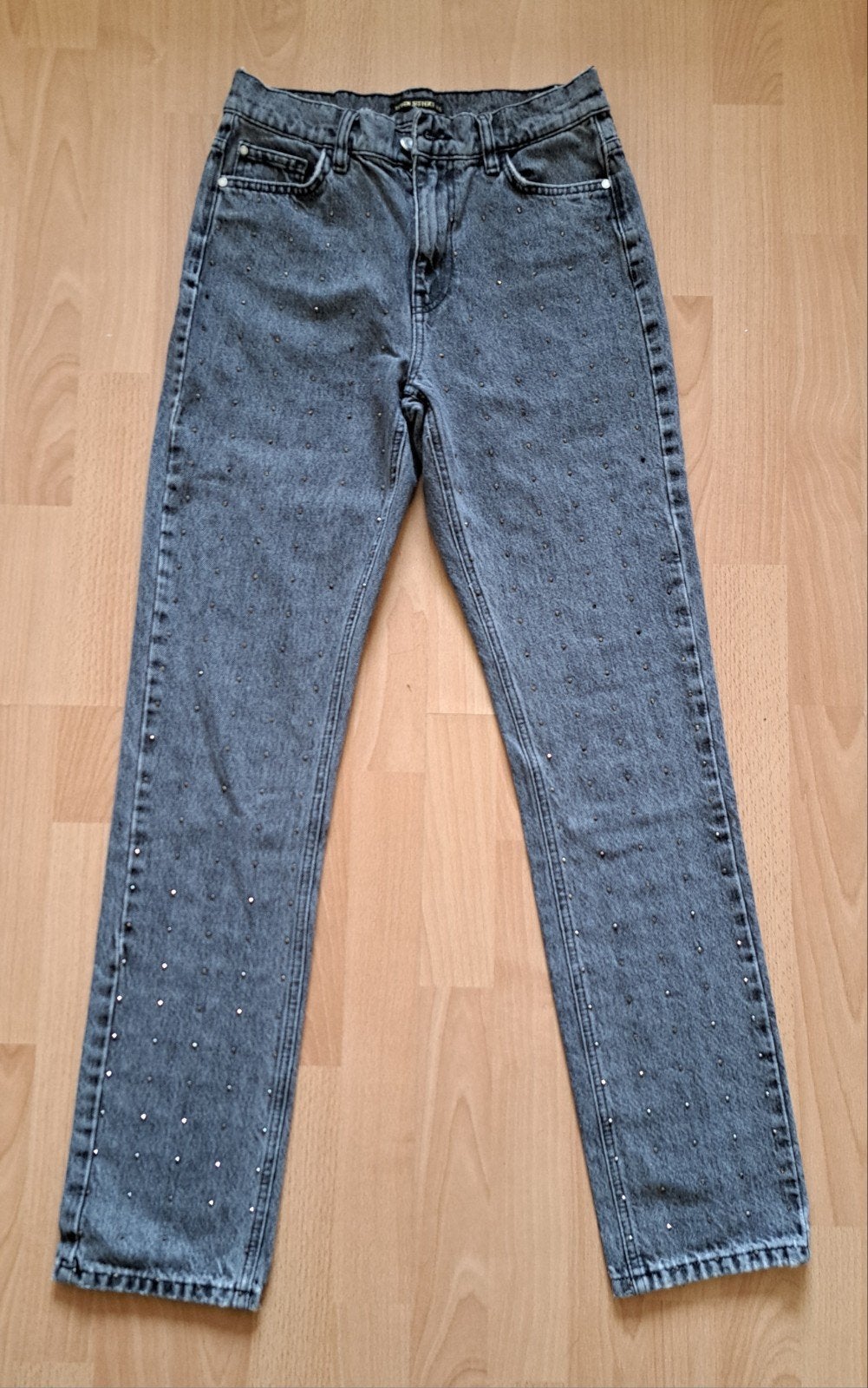 Seven  Sisters spijkerbroek met strass steentjes mt26, Seven Sisters, Overige jeansmaten, Ophalen of Verzenden, Zo goed als nieuw